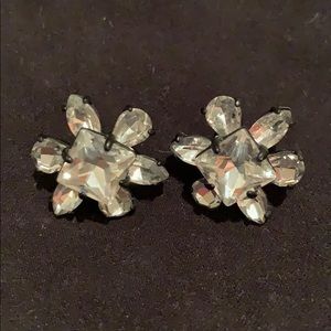 J.Crew geometric flower stud earrings